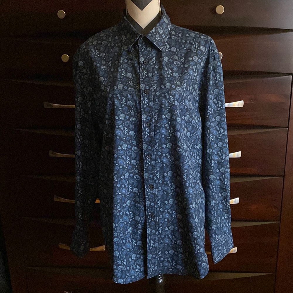 Men’s Construct Slim Fit Button Down Shirt